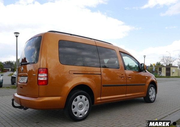 Volkswagen Caddy cena 43900 przebieg: 203445, rok produkcji 2015 z Osiek małe 211